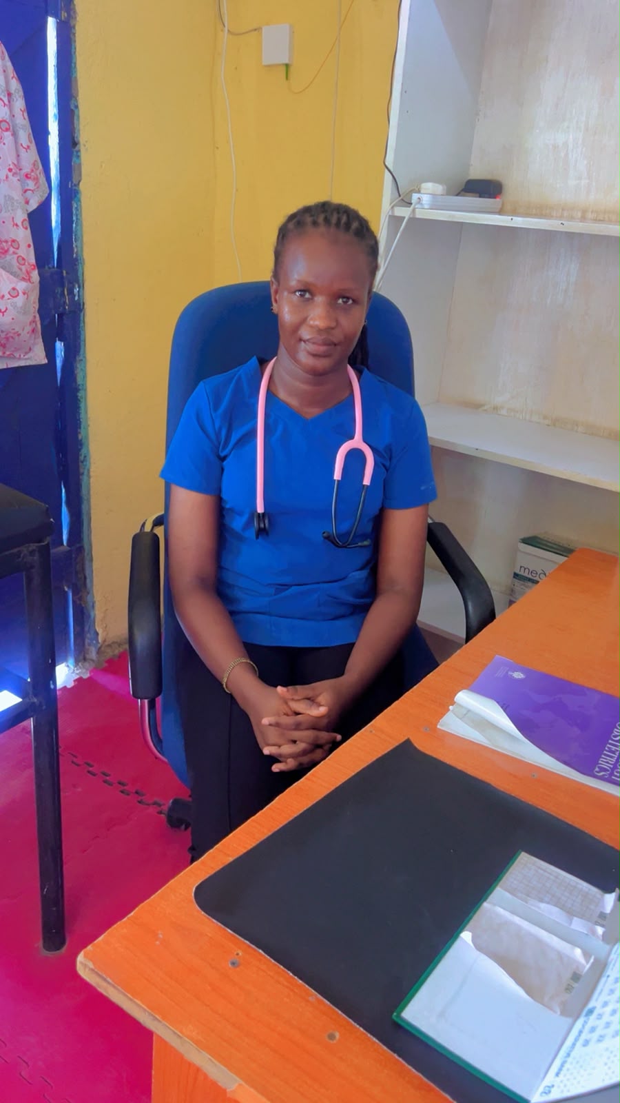 African healthcare professional